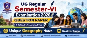 UG Regular Semester-VI